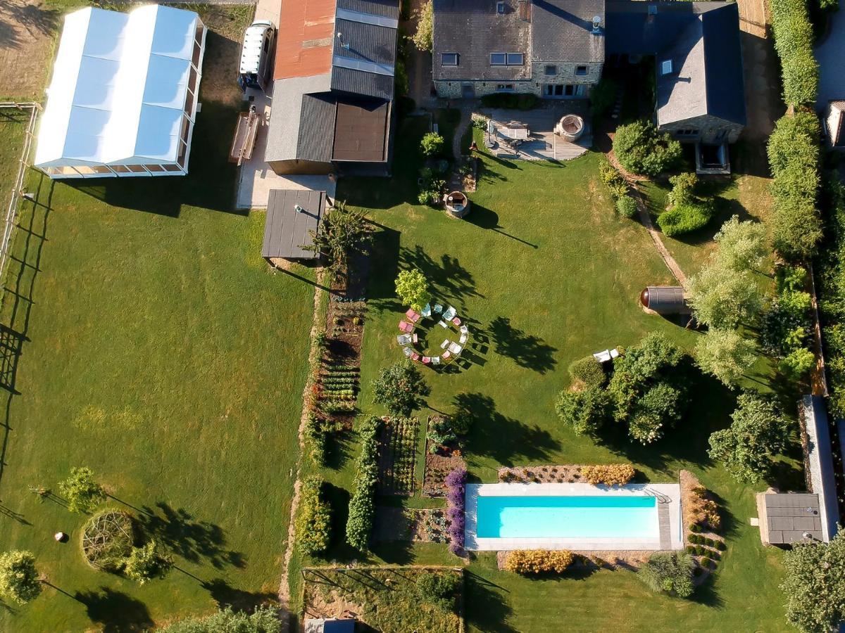 Villa Le Champ Du Coq Gesves Exterior foto